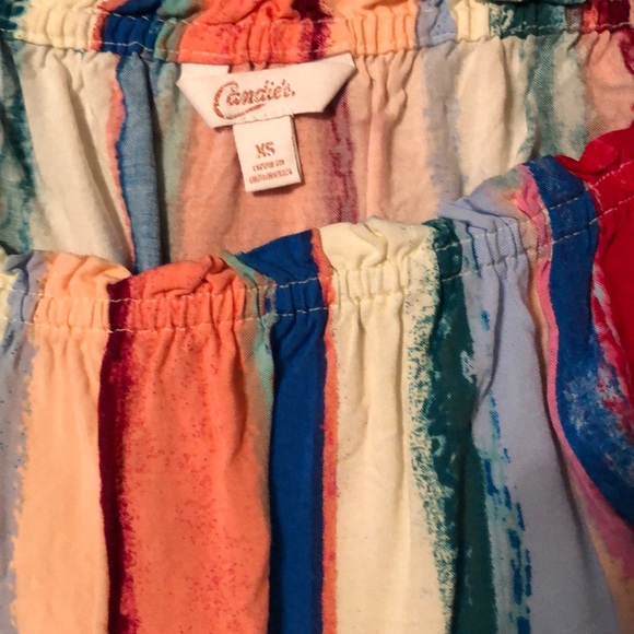 Candies multi color crop top - Picture 2 of 2